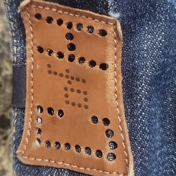 Citizens Of Humanity Dark Blue Cigarette Selvage Jeans Size 27 - Picture 5 of 9